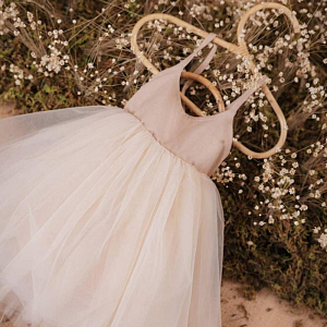 Платье принцессы Mrs. Ertha "Rosie Blush", персиковая пудра